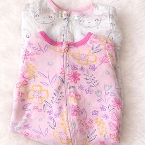 Adorable Pink and White Kids Pajamas